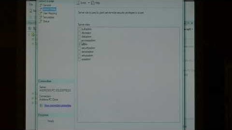 Software Tips & Lessons : Creating a New User in SQL Server