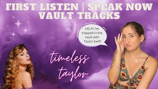 Speak Now Era | Reacting to the Vault Tracks #speaknowtv #swifties #newsongstatus