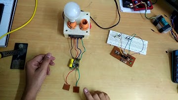 Capacitive touch switch, using PIC 12F675