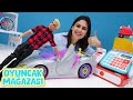 Çocuk videoları! Oyuncak mağazası - Ken Barbie için yeni araba satın alıyor!