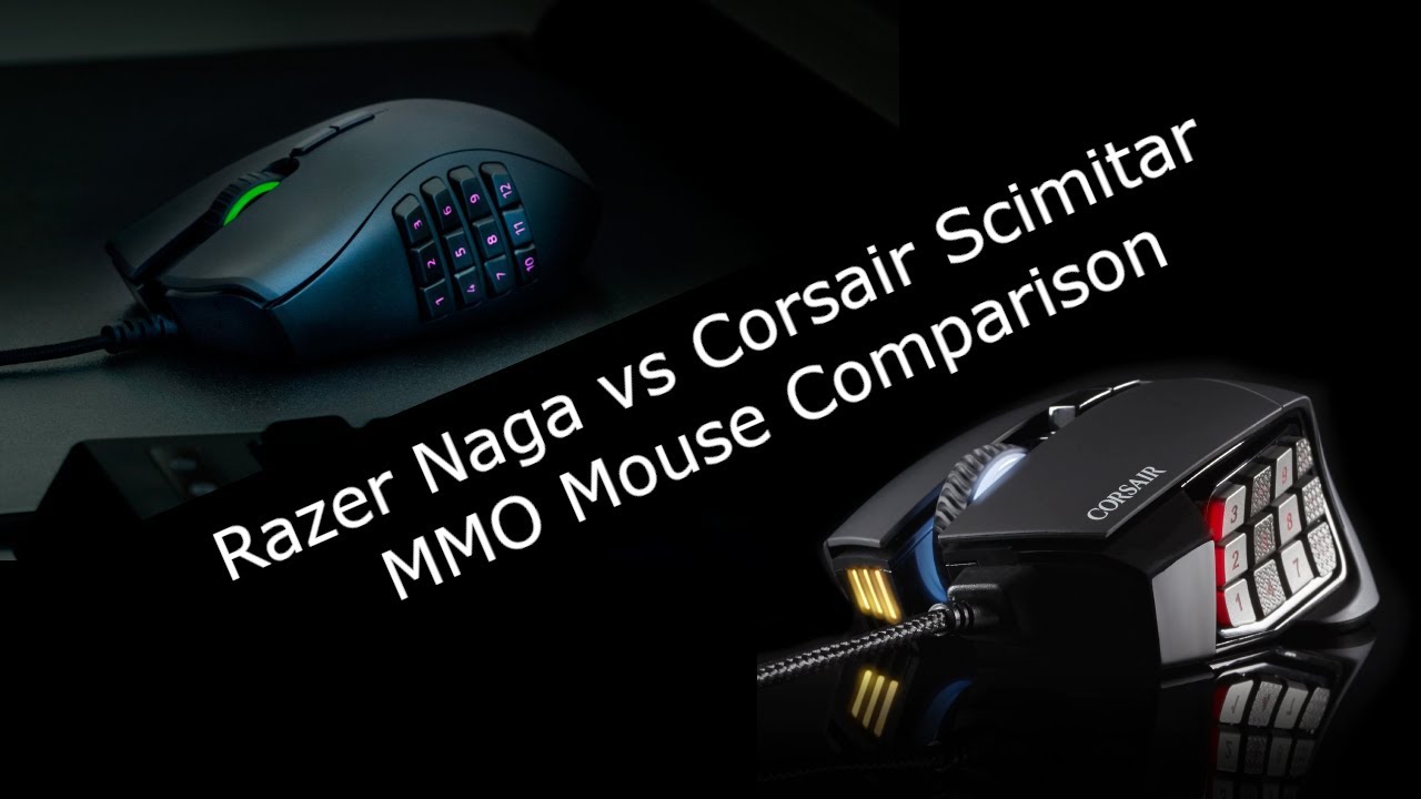 2022 Naga vs Scimitar MMO Mouse - YouTube