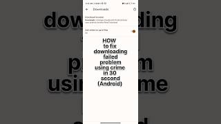 How to fix downloading failed problem using chrome in only 30 sec. for (android) @sajidnagori583 screenshot 3