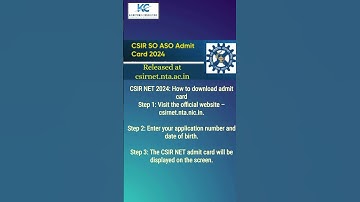 "CSIR SO ASO Admit Card 2024 Released: Kainotomia Consulting Update!"