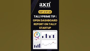 Open Dashboard Report Automatically at Tally Startup | Day 63 of 365 Days Tally Tips | AXN Infotech