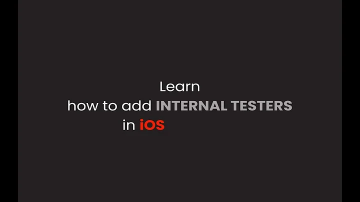 How To Add Internal Testers In Testflight | iOS App Development | iOS Tutorial 2021 Part 1