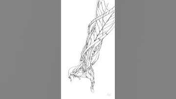 Robot hand drawing 로봇 손 드로잉 #procreate #timelapse #drawing #ロボット#conceptart