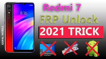 Redmi 7 FRP Bypass | Redmi 7 (M1810F6LI) Google Account Unlock 2021 | Xiaomi 7 FRP Bypass 2021