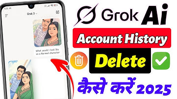Grok ai history delete | Grok ai history kaise delete kare | how to delete grok ai history