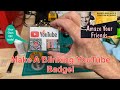 Make a Blinking YouTube Badge!