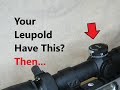 How To Adjust The Leupold VX 3HD CDS ZL Elevation Knob How To Adjust The Leupold VX 3HD CDS ZL Elevation Knob