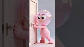 Bubble Head tries to open door pushing when it requires pulling