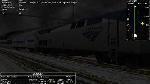 Open Rails Northeast Corridor [Silver Meteor] P42 via NEC