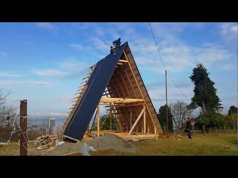 A-frame house in Batumi / კოტეჯების პროექტი ბათუმში