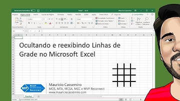 Ocultando e reexibindo Linhas de Grade no Microsoft Excel