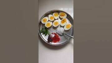 Tangy Egg boiled masala recipe. Twist of tangy tamarind #eggmasalafry #recipe #shorts
