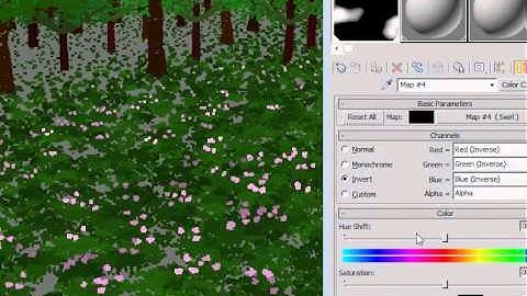 DEMO:  Using Scale and Rotation maps in Forest Pack