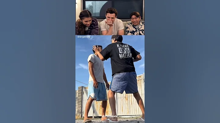 Tom Holland React To Viral Funny Video #funny #tomholland #comedy thumbnail