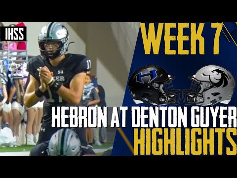 Denton Showdown: Guyer Stays Undefeated Against Hebron 44-16