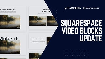 New Video Block Updates on Squarespace