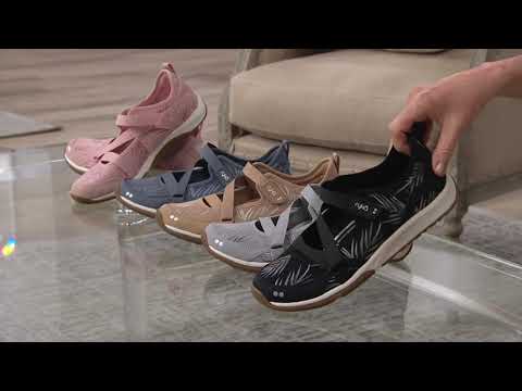 Ryka Adjustable Mesh Mary Jane Sneakers 