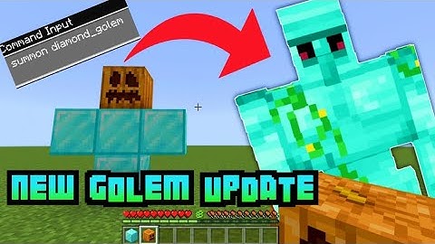 How to summon The New Diamond Golem