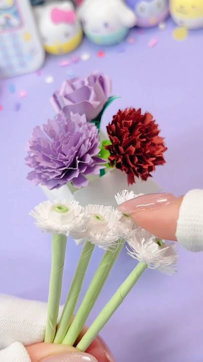【母の日】ちょっと寂しい時に付け足す可愛いお花の作り方💐💕花束折り紙！#折り紙 #shorts