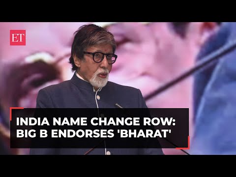 India name change row: Amitabh Bachchan tweets Bharat Mata Ki Jai