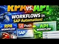 SAP Agent Performance Demo: API Workflows vs RPA Workflows in UiPath