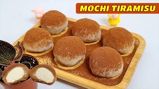 [NO-BAKE] Yummy Creamy Tiramisu Mochi Recipe [Subtitles] HNC Kitchen