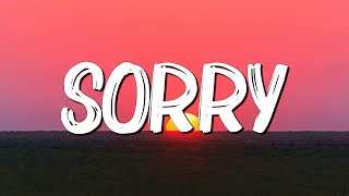 Sorry - Justin Bieber (Lyrics) || Taylor Swift, Ed Sheeran... (MixLyrics)