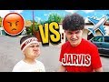 MY LITTLE BROTHER FLEW ALL THE WAY TO LA JUST TO CONFRONT JARVIS IN PERSON! (FAZE KAYS BROTHER) OMG!