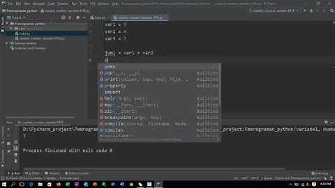 Bahasa Python Sesion 3 : Variabel, Number dan Operator Matematika