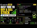 Best Time to Buy and Sell Stock | LeetCode 121 | C++ Explained Step by Step