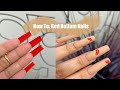 HOW TO: Red Bottom Nails w/ Gel-X | Valentine Lips Design | APRES XXL Sculpted Square