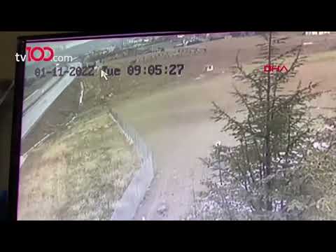 Ahmet Çalık'ın hayatını kaybettiği trafik kazasının kamera görüntüleri ortaya çıktı.