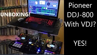 Pioneer DDJ-800 Virtual DJ Quick Start And UNBOXING