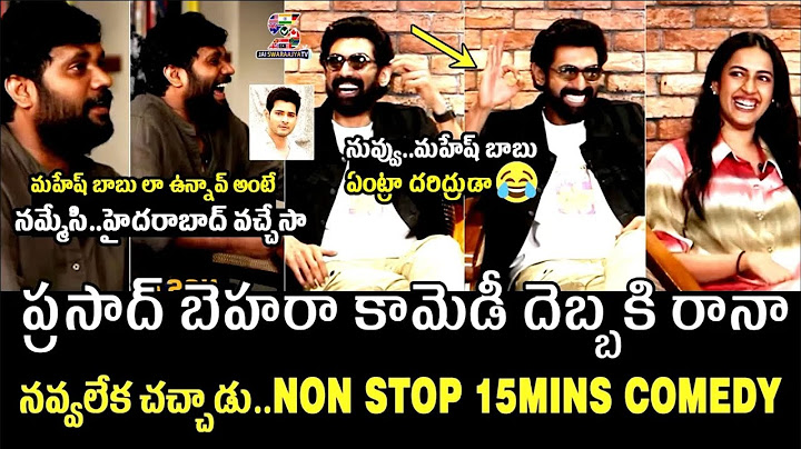 🔴"Pan Telugu Promotions with Rana Daggubati | Committee Kurrollu | Niharika | Nostalgic Blockbuster"