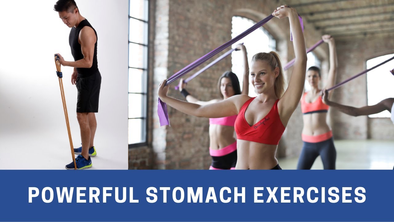 Awesome Stomach Exercises With Resistance Bands YouTube
