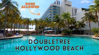 Budget Hotel with Dogs Near the Beach [Full Tour] | DoubleTree Hollywood Beach