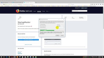 How to lock Firefox with password