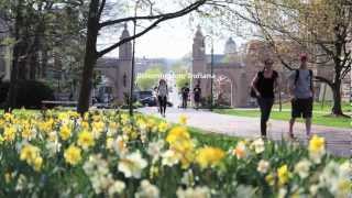 Indiana University Campus in the Spring