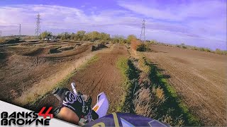 RIDING MY BRAND NEW DIRT BIKE TRACK - HUGE JUMPS