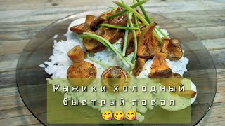 Рыжики быстрый холодный посол. Солим рыжики грибы сами.