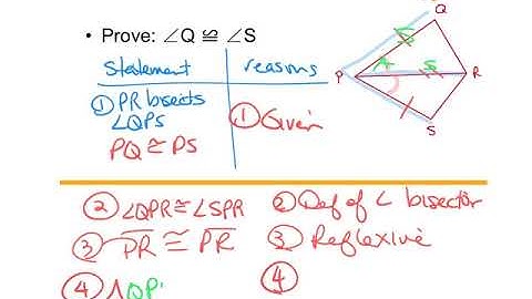 Lesson 4.7 Use Congruent Triangles