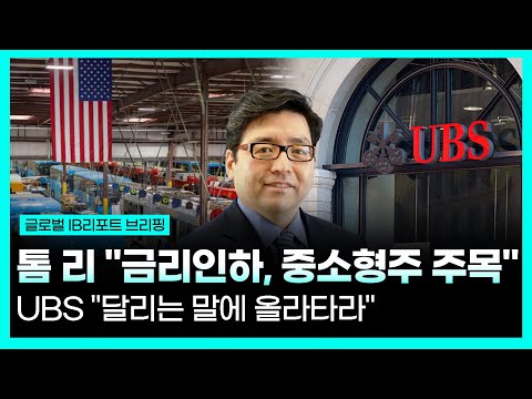 톰 리 '금리인하, 중소형주 주목'ㅣUBS '달리는 말에 올라타라'ㅣ#금융주 #중소형주