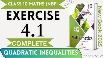 Class 10 Maths Exercise 4.1 New book nbf || 10th math nbf Chapter 4 ex 4.1||  Ex 4.1 class 10 nbf