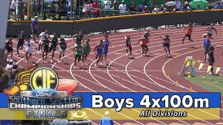 2022 TF  - CIF-ss FINALS - 4x100 Relay (Boys, All Divisions)