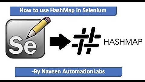 How to use HashMap in Selenium WebDriver || Interview Question