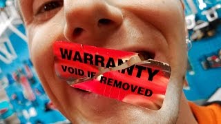 Safely Remove Warranty Stickers