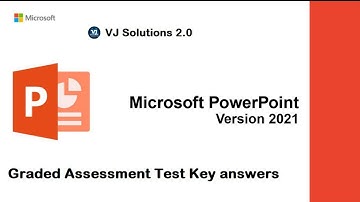MS-POWERPOINT Beginner graded assessment test #Key Answers || Naan Mudhalvan || #VJ Solutions 2.0